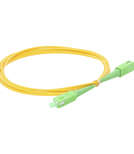 Jumper de Fibra Óptica Monomodo SC/APC-SC/APC Simplex de 2 Metros (6.56 Pies), 2mm