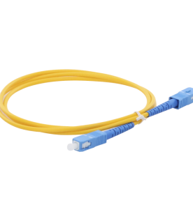 Jumper de Fibra Óptica Monomodo SC/UPC-SC/UPC Simplex de 1 Metro (3.28 Pies), 3mm