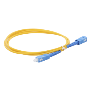 Jumper de Fibra Óptica Monomodo SC/UPC-SC/UPC Simplex de 1 Metro (3.28 Pies), 3mm