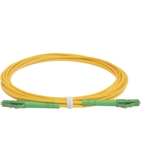 Jumper de Fibra Óptica Monomodo LC/APC-LC/APC Simplex de 3 Metros (9.84 Pies), 2mm