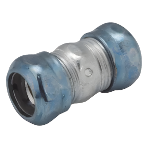 Cople Compresión Hermético de Acero Galvanizado para Pared Delgada de 3/4" .