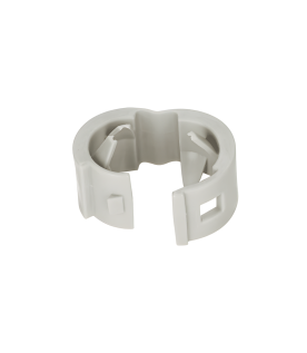 Kit de 25 Clips de Identificación Para Patch Cords, Compatible con Diámetros de 4.7 a 7.8 mm (0.19 a 0.31 Pulgadas), Color Gris