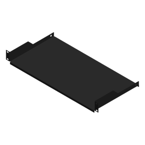 Charola para Rack de 19" de 2 postes, 23 cm de Profundidad, 1 Unidad de rack