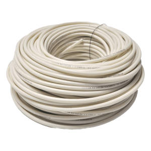 Cable Doble Aislado para Cercas Electrificadas / Bobina 25 m (82 ft) / Calibre 22 / Anti-UV / Multifilar Flexible