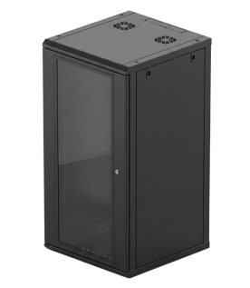 Gabinete de Pared 24U de 635 mm de Profundidad, Rack de 19 in en Acero Reforzado: Compacto y Resistente para Soluciones Profesionales