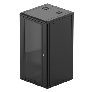 Gabinete de Pared 24U de 635 mm de Profundidad, Rack de 19 in en Acero Reforzado: Compacto y Resistente para Soluciones Profesionales
