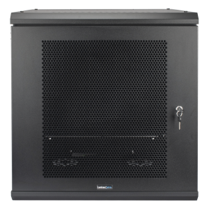 Gabinete de Pared con Puerta Perforada, 635mm de Profundidad, 12U Rack de 19 in, Acero Reforzado
