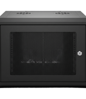 Gabinete Rack 19 Pulgadas / 04 Unidades / Ventilado / Montaje Pared / Acero Calibre 20 / Capacidad 100 kg / Dimensiones 636x606x283 mm (25x23.9x11.1 in)