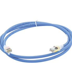 Patch Cord Z-MAX Cat6A UTP, CM, 1.52 Metros (5 Pies), Color Azul, Versión Bulk (Sin Empaque Individual)