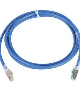 Patch Cord Z-MAX Cat6A UTP, CM, 2.13 Metros (7 Pies), Color Azul, Versión Bulk (Sin Empaque Individual)