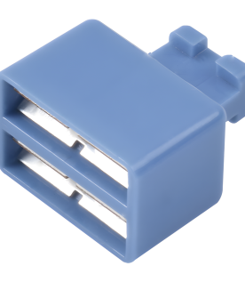 Clip de Puente, Para Uso con Regletas S66 de Siemon, de 1 Par, Color Azul