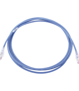 Patch Cord MC6 Modular Cat6 UTP, CM/LS0H, 3.05 Metros (10 Pies), Color Azul, Versión Bulk (Sin Empaque Individual)
