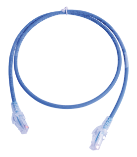Patch Cord MC5 Modular Cat5e UTP, CM/LS0H, 0.91 Metros (3 Pies), Color Azul, Versión Bulk (Sin Empaque Individual)