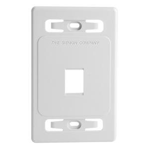 Placa de Pared Modular MAX, de 1 Salida, Color Blanco