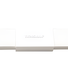 Pieza de unión color blanco de PVC auto extinguible,  para canaleta TMK1720 (5280-02001)