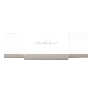 Pieza de unión color blanco de PVC auto extinguible, para canaleta TMK1720 (5280-02001)