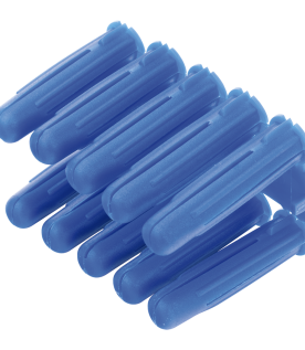 Taquete azul 3/8" para tornillo 12mm x 2" (100pzs) (1105-05100)