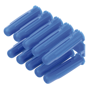 Taquete azul 3/8" para tornillo 12mm x 2" (100pzs) (1105-05100)