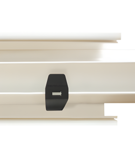 Clip sujetador negro para canaleta TEK100 (5590-34600)