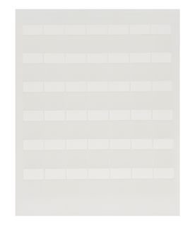 Paquete de Hojas con 2500 Etiquetas de Identificación Auto-Laminadas para Impresora Láser/Inyección de Tinta, para Cables de 4.1 a 8.1 mm de Diámetro (10 - 6 AWG), Color Blanco