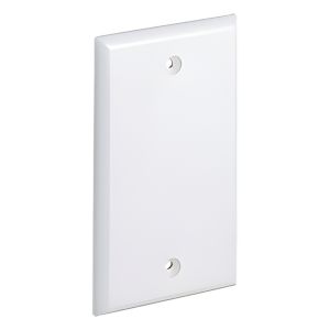 Placa de Pared Ciega Universal, Color Blanco