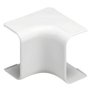 Esquinero interior, para uso con canaleta LD5, material ABS, Color Blanco Mate
