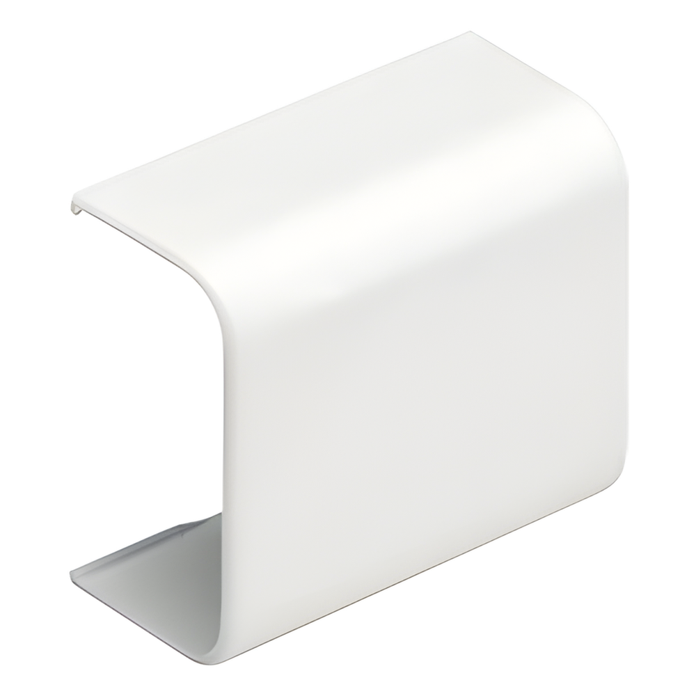 Unión recta, para uso con canaleta LD3, material ABS, Color Blanco Mate