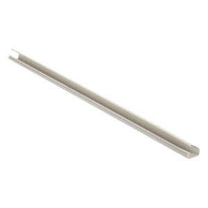 Canaleta LD5 de PVC rígido, con cinta adhesiva para instalación sin herramientas, 26 x 15 x 1828.8 mm, Color Blanco Mate