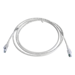 Patch Cord Z-MAX Cat6A S/FTP, CM/LS0H, 2.13 Metros (7 Pies), Color Blanco
