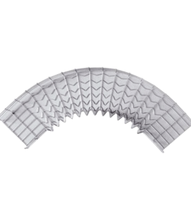 Curva Pre-Fabricada Horizontal de 90° con medidas de 54 mm de Peralte y 200 mm Ancho (54/200 mm)