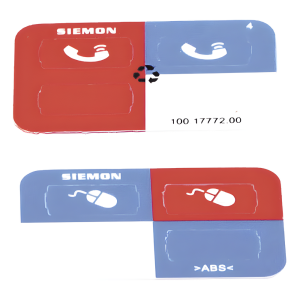 Icono Ultramax para Identificación de Jacks, Color Rojo, Bolsa con 100 Piezas