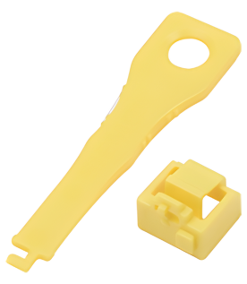 Protector de Bloqueo LockIT, para Salida RJ45, Incluye una Llave Universal, Bolsa con 10 Piezas