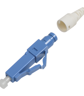 Conector de Fibra Óptica Pre-Pulido LightBow LC/UPC Simplex, Monomodo OS1/OS2, Re-Terminable, Color Azul
