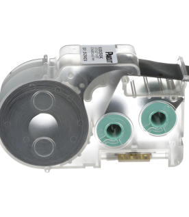 Casete de 200 Etiquetas Autolaminadas de 25.4 x 38.1 mm (1 x 1.5 Pulgadas), para Cables de 4 a 8.1 mm (0.16 a 0.32 Pulgadas) de Diámetro, Área de Impresión Color Blanco