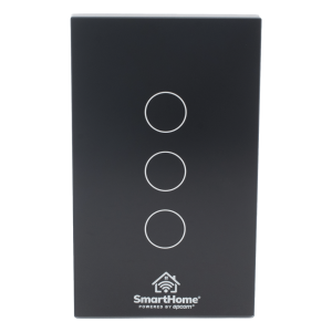 (Wifi) Apagador switch inalámbrico WIFI, control de 3 regresos de carga, 110V