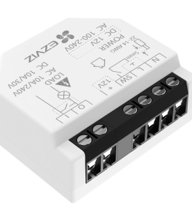 Relé Inteligente Wi-Fi, CS-T35-R100-WD, 16A 250VAC, Wi-Fi 6 y BLE, Control por App EZVIZ, Compatible con Google Assistant, Amazon Alexa y Matter, Protecciones de Temperatura y Sobrecarga
