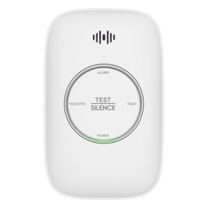 (HikFire) Detector de Gas LP Propano C3H8 / Alarma Temprana / Salida para cierre de Válvula y/o activación de Ventilador / Protección IP30 / Alarma de 70dB a 115dB a 1 metro de distancia
