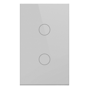 (ZigBee) Apagador switch inalámbrico ZigBee . Cable Neutro Opcional, control de 2 regresos de carga, 110V