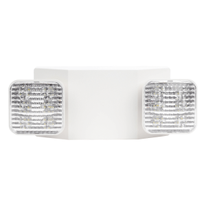 Luz LED de Emergencia / Doble LED 1W / 150 Lúmenes / Voltaje Universal 127-277 VAC / Batería Ni-Cd 3.6V 900mAh / UL 5VA / 90 min Autonomía