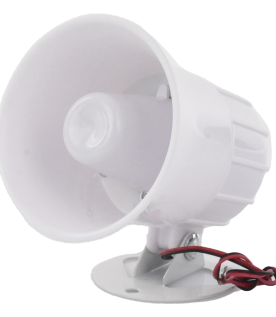 Sirena Cableada SFIRE SF-520A / 110 dB / 15 W / 12 VCC / Compacta y Potente