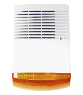 Sirena Estrobo para Exterior / 120 dB / IP65 / Luz Intermitente / Anti-Sabotaje