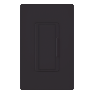 Atenuador remoto de pared Maestro para control multilocación de 3 y 4 vías, 120 V, complemento de atenuadores RadioRA 2, color negro