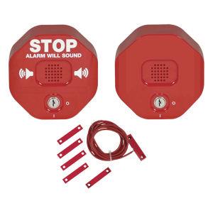 Alarma Multifunción Exit Stopper® Con Bocina Remota, Para Puertas Dobles, Solo Interiores