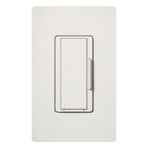 Control atenuador acompañante Maestro para atenuación multilocalización desde hasta 10 puntos, 120 V, cableado estándar de 3 vías, color blanco
