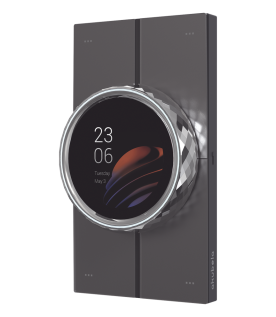 Mini pantalla táctil Hub controlador integrable con sistemas de automatización compatible con múltiples marcas, una entrada de iluminación, 4 botones para escenas. Conexión Wifi