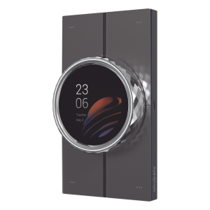 Mini pantalla táctil Hub controlador integrable con sistemas de automatización compatible con múltiples marcas, una entrada de iluminación, 4 botones para escenas. Conexión Wifi