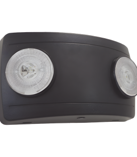 Luz de Emergencia SF660LB / 2W LED / 150 lm / 90 min Autonomía / Batería Ni-Cd / 127-240 VAC / UL 5VA / Negro