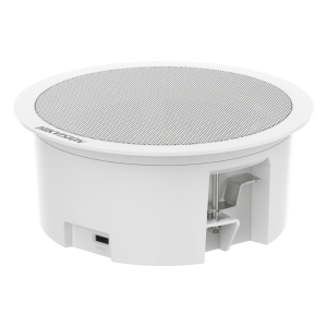 Bocina (Altavoz IP) Con Bluetooth | Montaje en Plafón | 3 Watts | No requiere amplificador | PoE+ | Entrada de alarma | Soporta Bocinas secundarias | Voceo en tiempo real | Calendarización de audios | Síntesis de Voz (TTS)