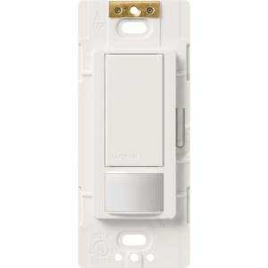 Apagador con sensor de ocupación y vacancia XCT para espacios pequeños, unipolar, 120 V, 2 A