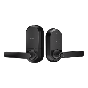 Cerradura Inteligente Wi-Fi / Escáner de Huella Digital / Teclado Táctil / Compatible con App / 8 Baterías AA / Puerta Interior y Exterior / Función Normalmente Abierto / FCC Clase B
